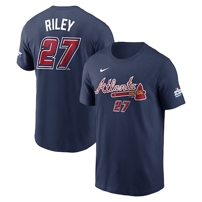 Men's Atlanta Braves Navy 2025 MLB Speedway T-Shirt