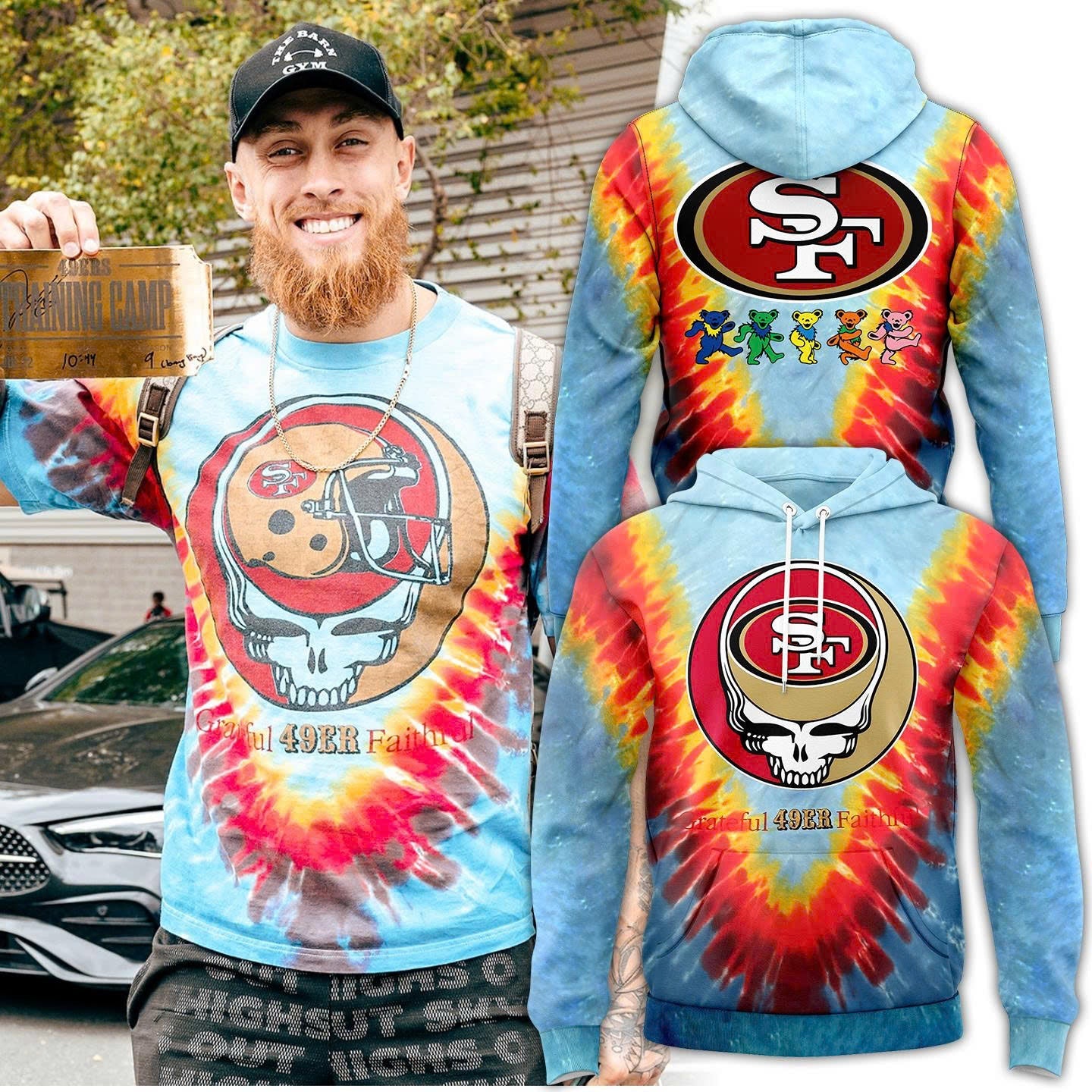 San Francisco 49ers x Grateful Dead Hoodie 2025