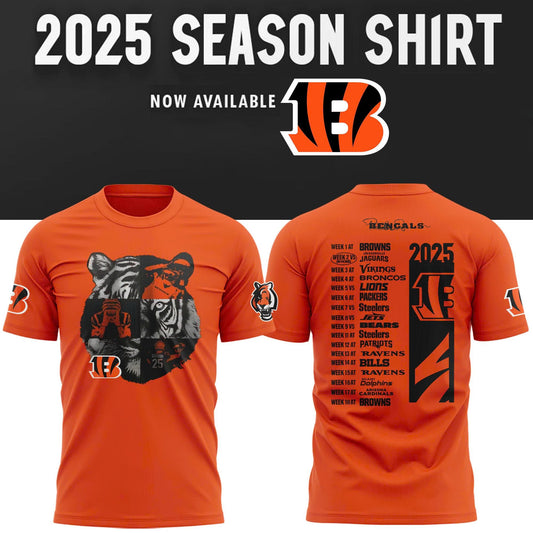Cincinnati Bengals New Season 2025 T-Shirt