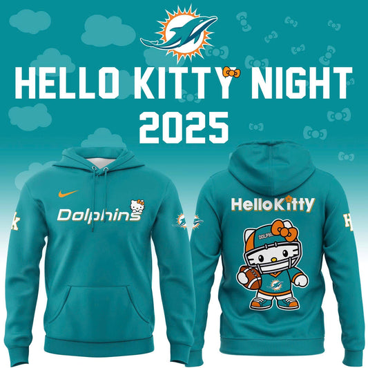 Special New Dolphins x Hello Kitty Hoodie