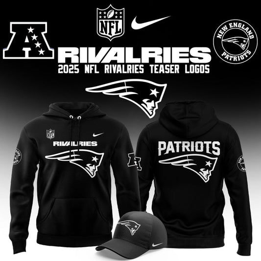 2025 Rivalries Teaser LogoNew England Patriots Hoodie