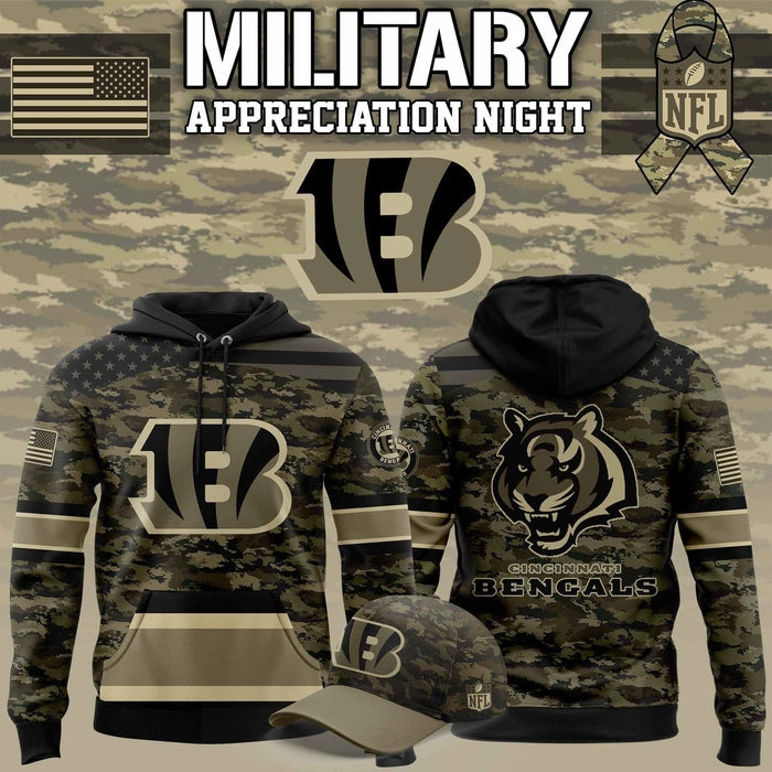 Cincinnati Bengals x Military Appreciation Special Hoodie