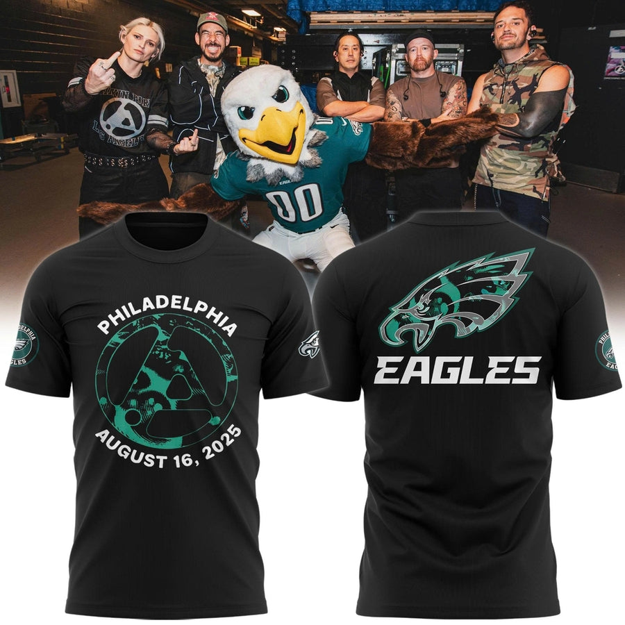 Limited edition Philadelphia Eagle x Linkin Park From Zero World Tour T-Shirt