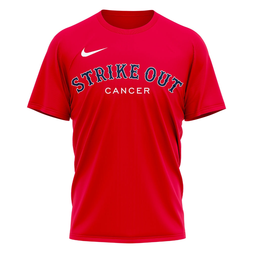 Special Strike Out Cancer Boston Red Sox T-Shirt