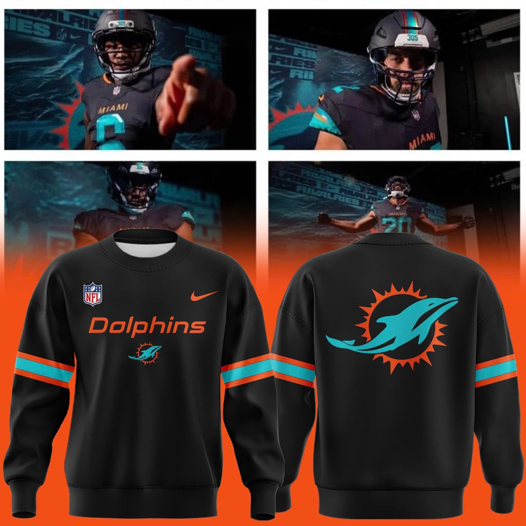 Special New Alternate Rivalry Uniform In Black Miami Wordmark Sweat