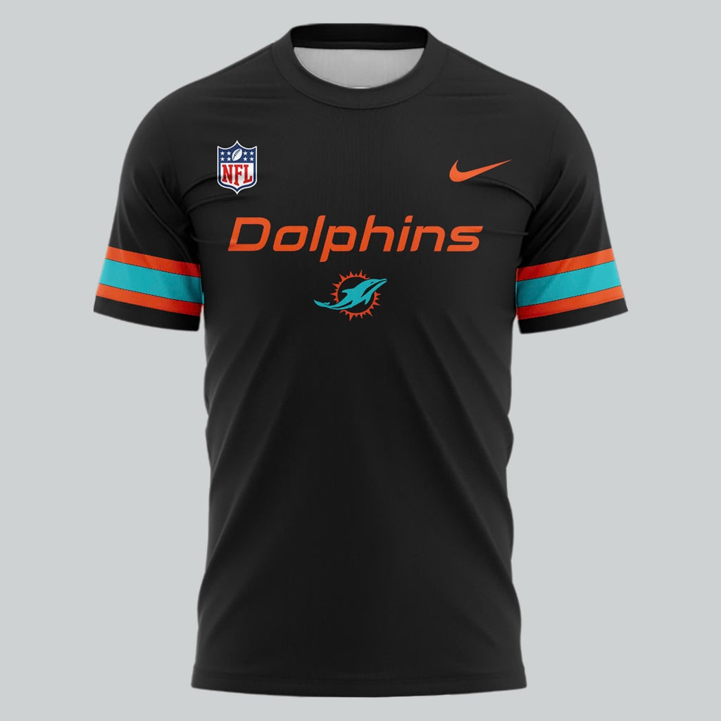 Special New Alternate Rivalry Uniform In Black Miami Wordmark Tshirt