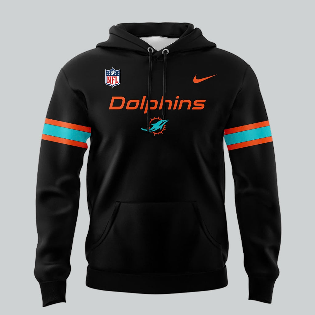 Special New Alternate Rivalry Uniform In Black Miami Wordmark Hoodie