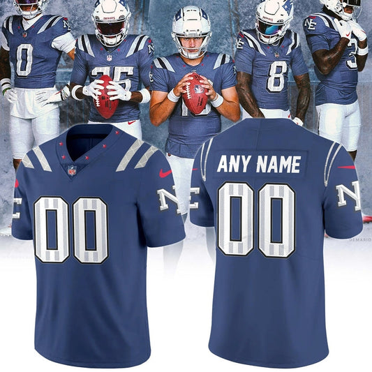 New England Patriots Rivalries 2025 Football Jersey