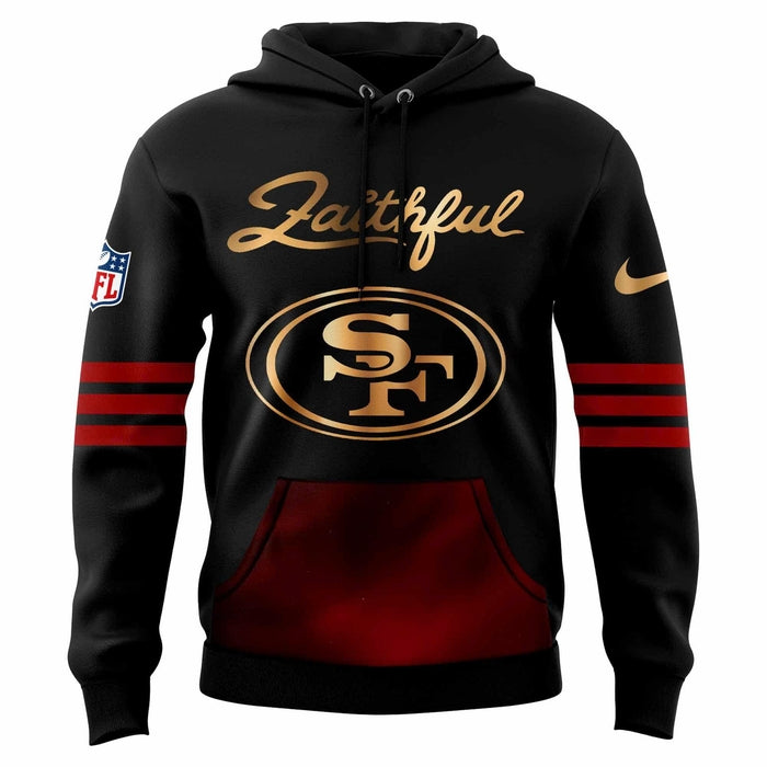 San Francisco 49ers Unveil Rivalry Uniform Hoodie 2025 Black