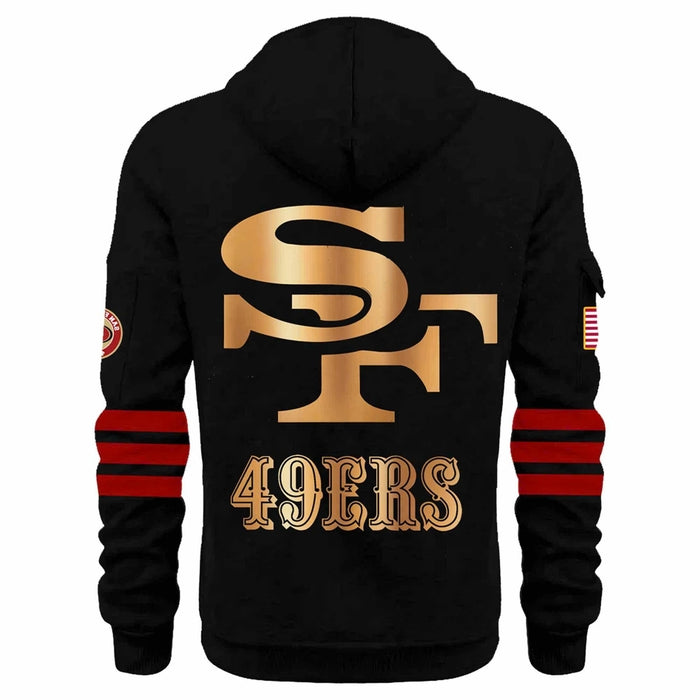 San Francisco 49ers Black Unveil Rivalry Uniform H115 Hoodie 2025