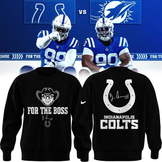 Limited Edition Indianapolis Colts “For the Boss” Black Sweat