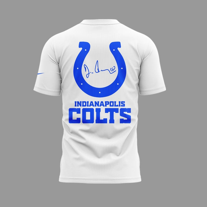 Limited Edition Indianapolis Colts “For the Boss” White Tshirt