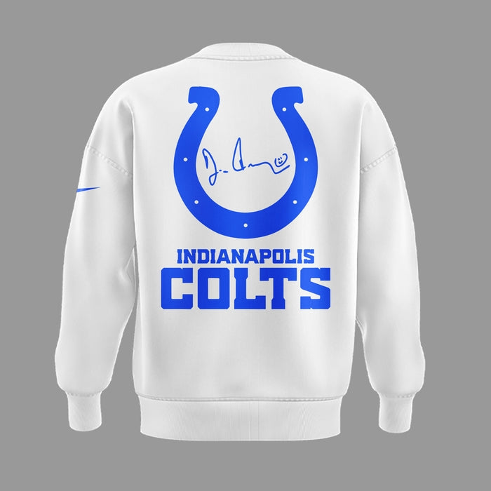 Limited Edition Indianapolis Colts “For the Boss” White Sweat