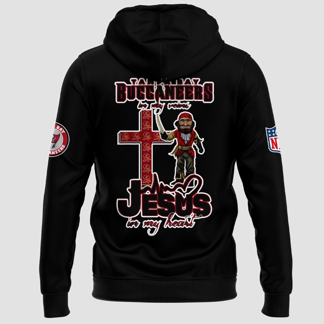 Tampa Bay Buccaneers "I ❤️ Jesus" Hoodie