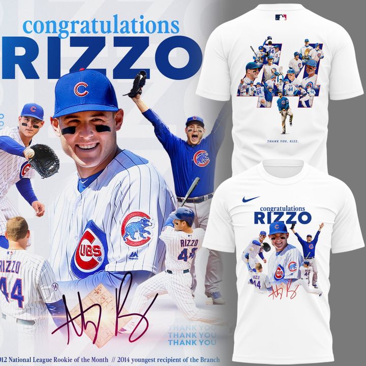 1a Chicago Cubs Legend Anthony Rizzo T-Shirt