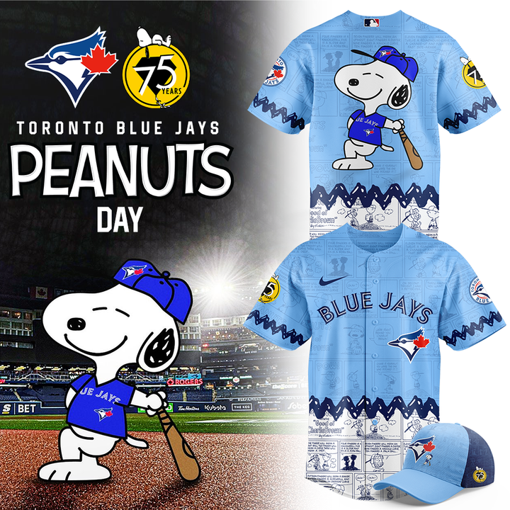 Blue Jays x Peanuts Day Baseball Jersey
