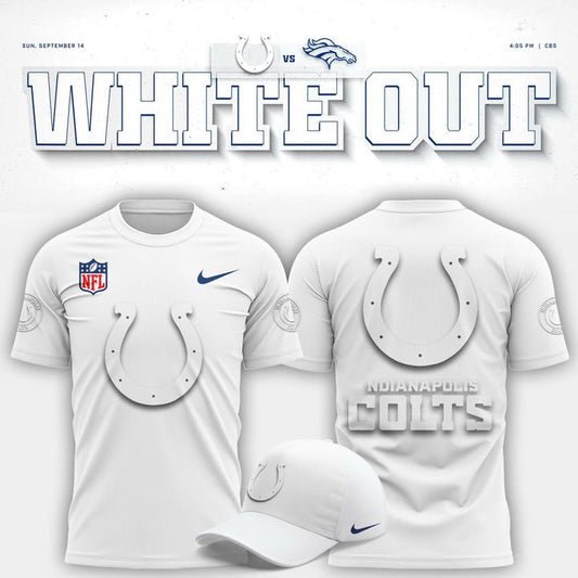 Indianapolis Colts "White Out" T-Shirt V2