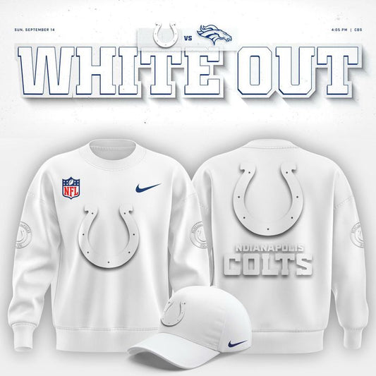 Indianapolis Colts "White Out" Sweatshirt V2
