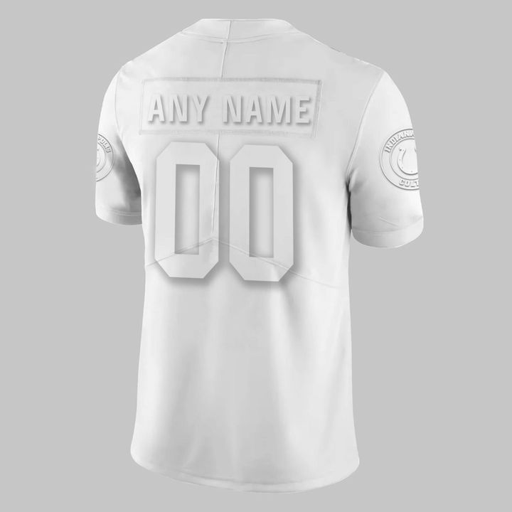 Indianapolis Colts "White Out" Football Jersey (Custom)