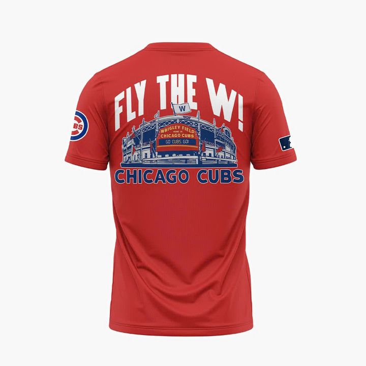 Red Chicago Cubs 2025 October T-shirt