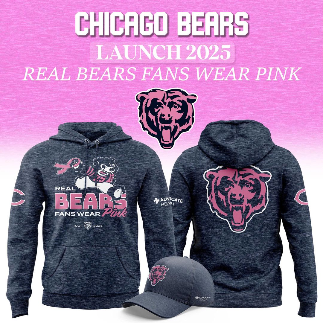 Real Bear Fans Wear Pink Launch 2025 Hoodie