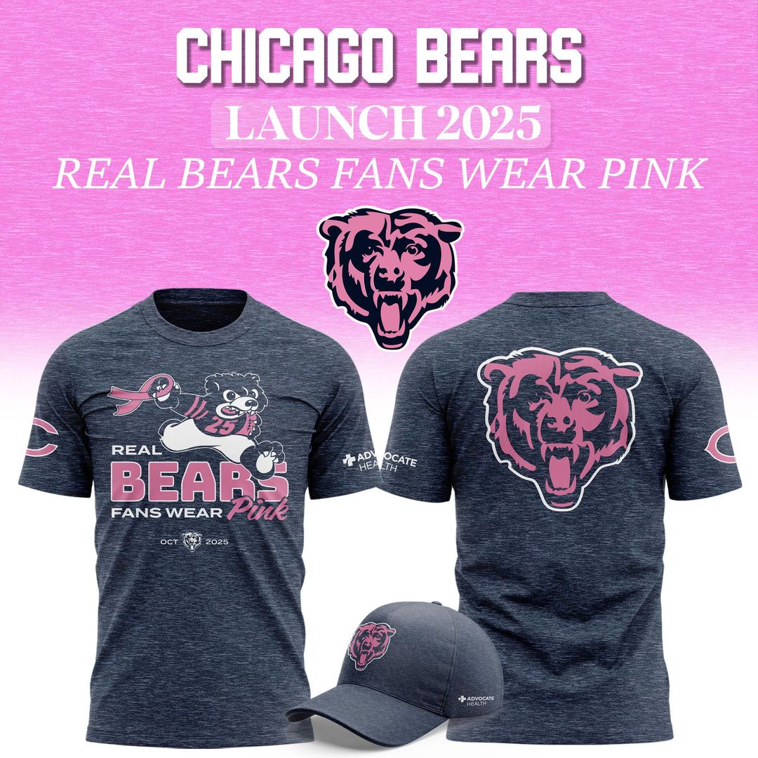 Real Bear Fans Wear Pink Launch 2025 T-Shirt