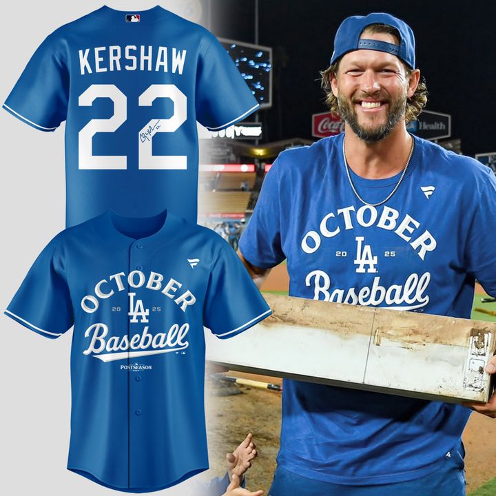 2025 limited edition jersey of the Los Angeles Dodgers for Clayton Kershaw fans
