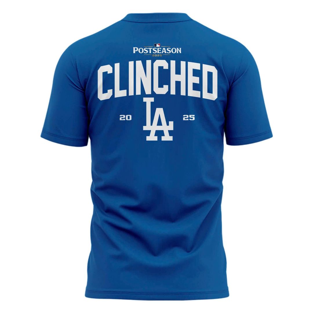 Special New October Clinched Clayton Kershaw T-Shirt