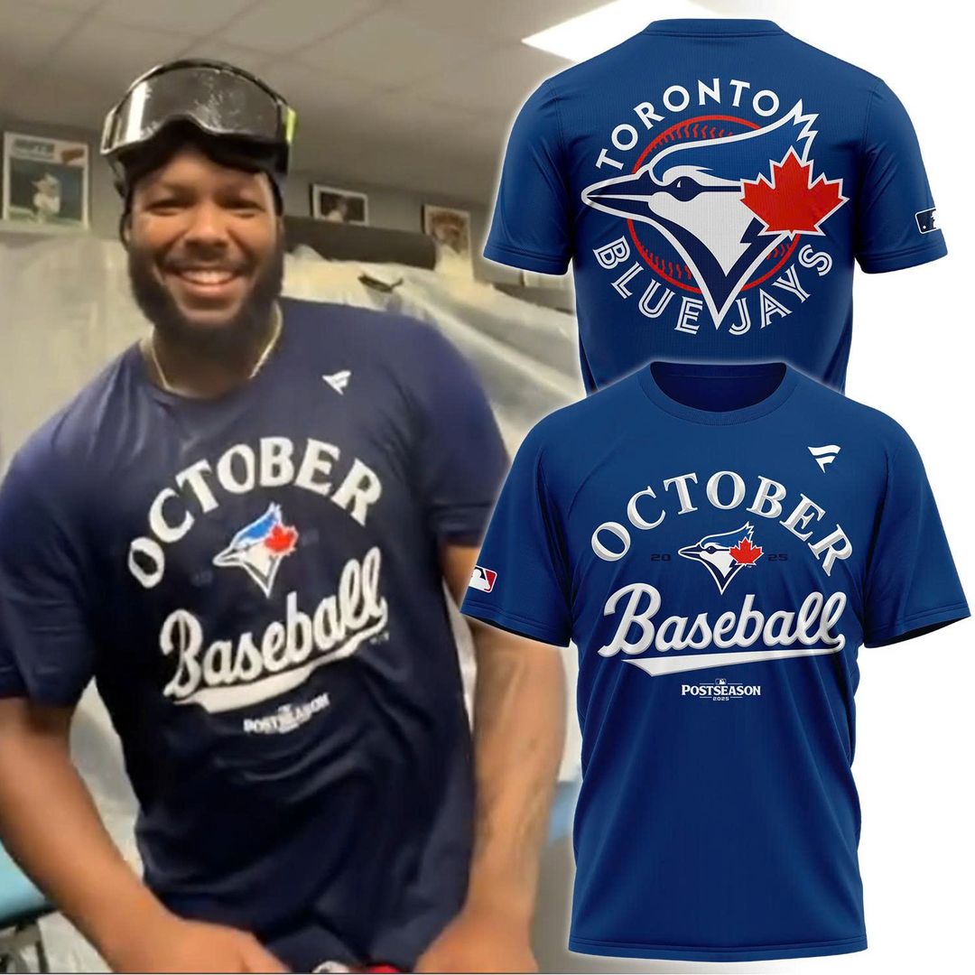 Toronto Blue Jays Blue 2025 MLB Postseason Locker Room T-Shirt