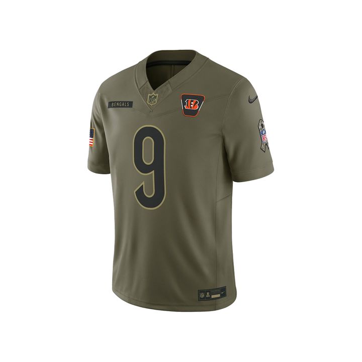 Cincinnati Bengals 2025 Salute to Service Limited Jersey (Custom)