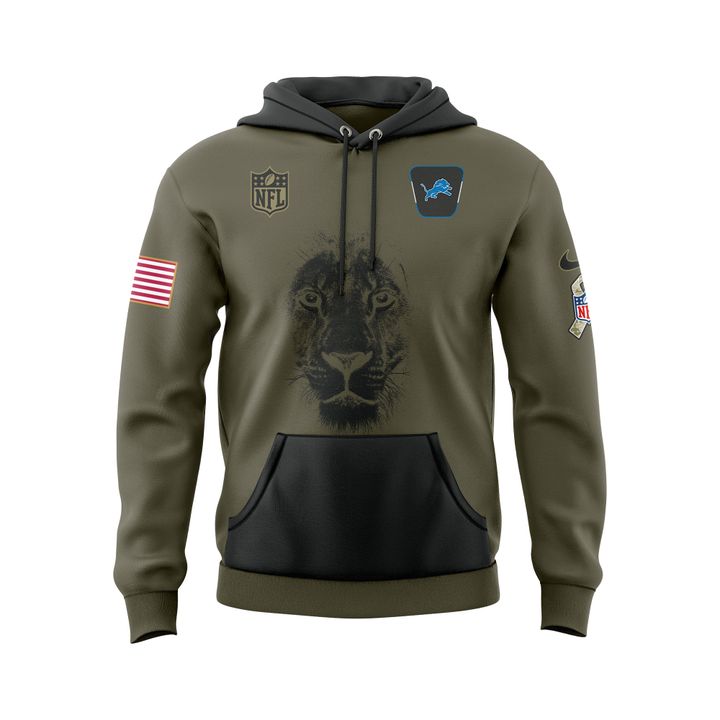 Detroit Lions 2025 Salute to Service Limited Hoodie