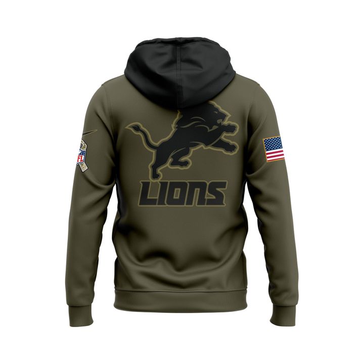 Detroit Lions 2025 Salute to Service Limited Hoodie