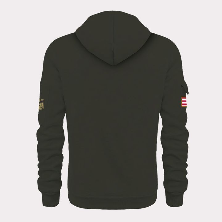 Miami Dolphins Salute to Service Sideline 2025 new Hoodie