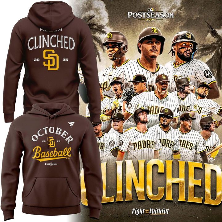 Speical Edition Padres October Baseball 2025 Hoodie