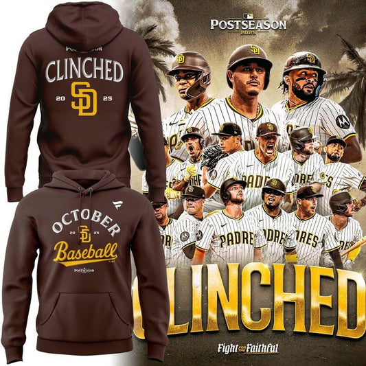 Speical Edition Padres October Baseball 2025 Hoodie