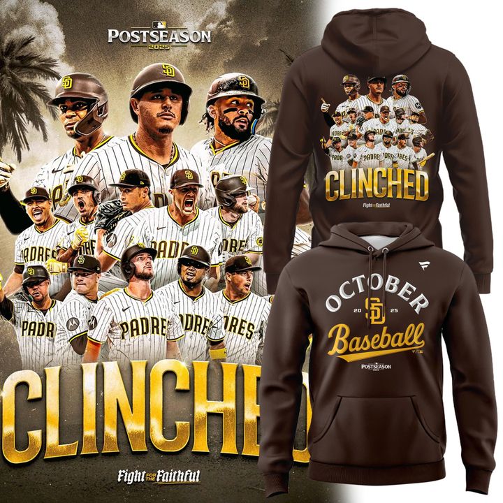 Speical Edition Padres October Baseball 2025 Hoodie