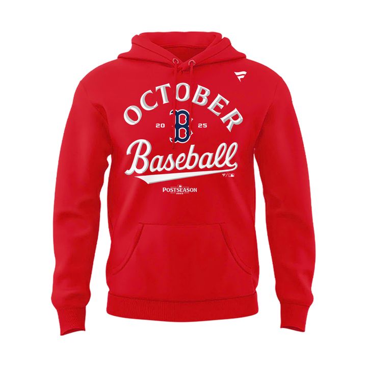 Special October Baseball Post Season 2025 Red Sox Hoodie
