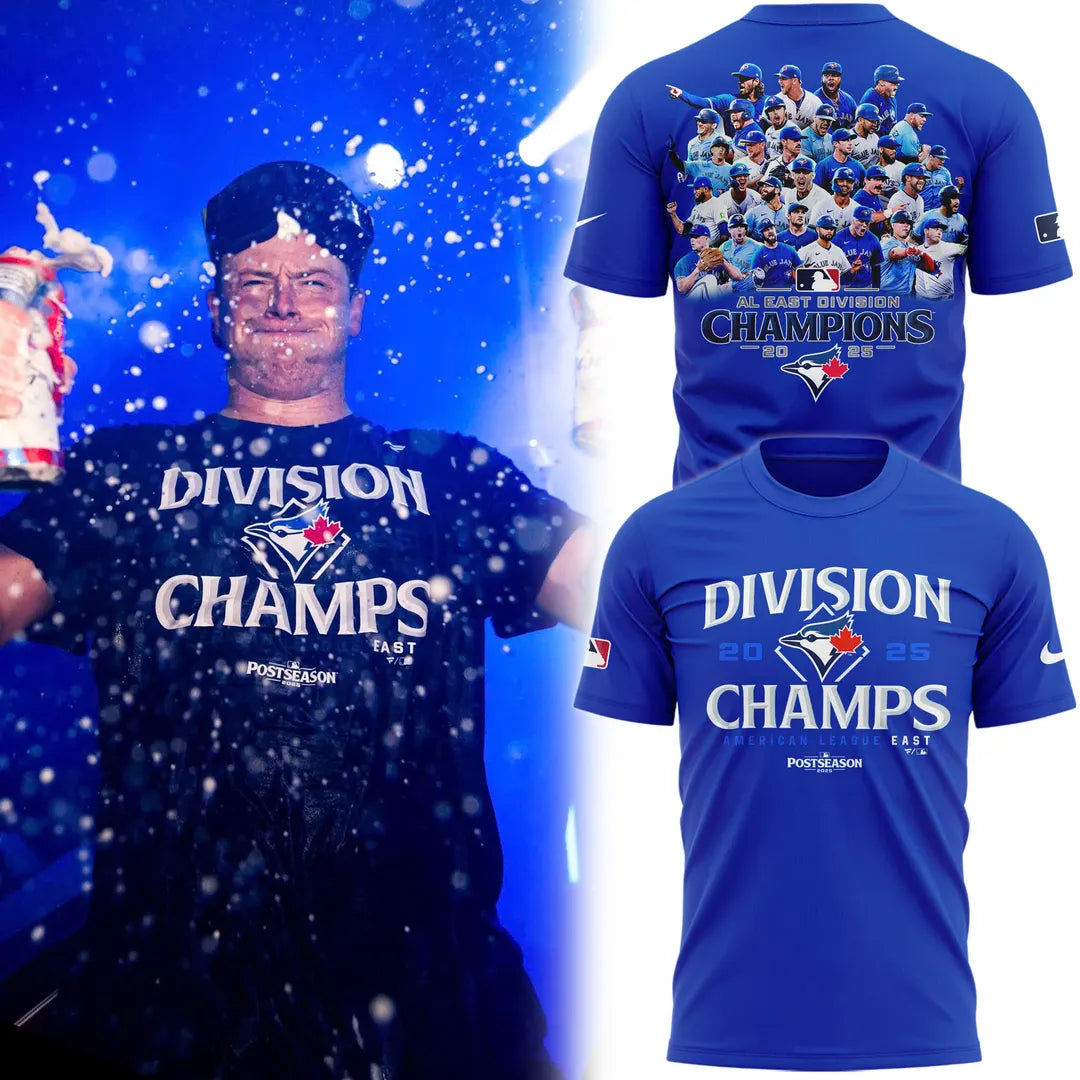 Toronto Blue Jays 2025 MLB Division Champs T-Shirt