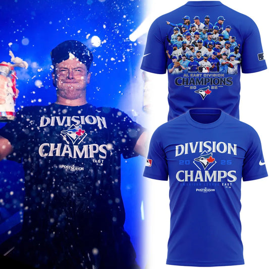 Toronto Blue Jays 2025 MLB Division Champs T-Shirt