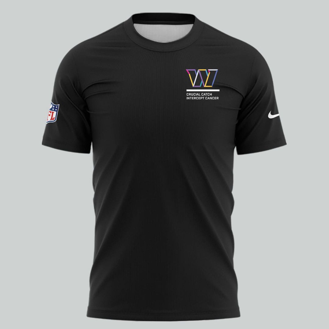 Special Edition Washington Commanders 2025 NFL Crucial Catch Tshirt