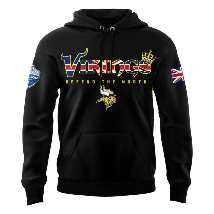 Minnesota Vikings 2025 NFL London game Hoodie
