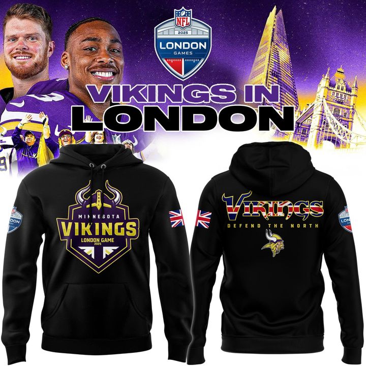 Minnesota Vikings NFL London game Limited Hoodie