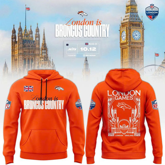 Denver Broncos NFL London game 2025 Limited Hoodie