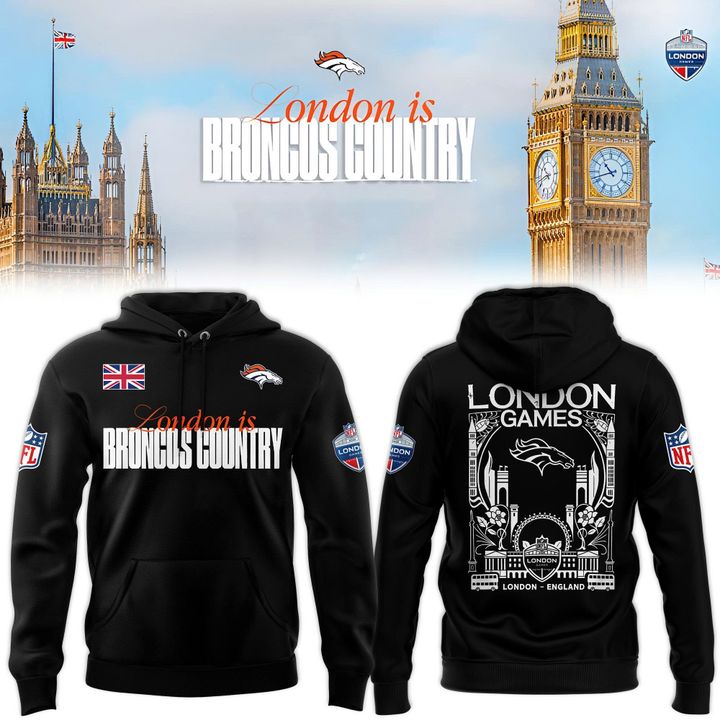 Denver Broncos NFL London game 2025 Limited Hoodie