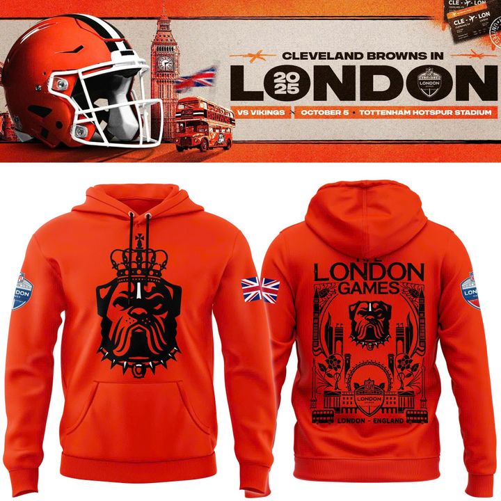 Cleveland Browns 2025 NFL London Game Limited Hoodie