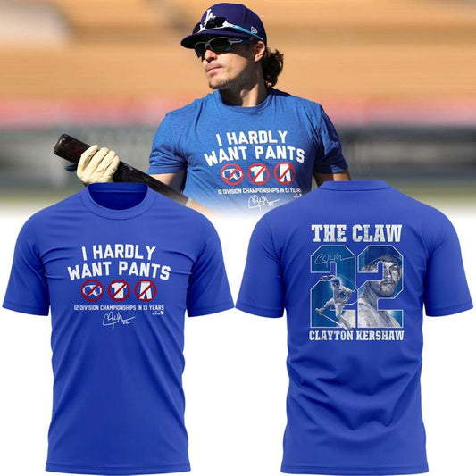 Special LA Dodgers ”I Hardly Want Pants” Tshirt