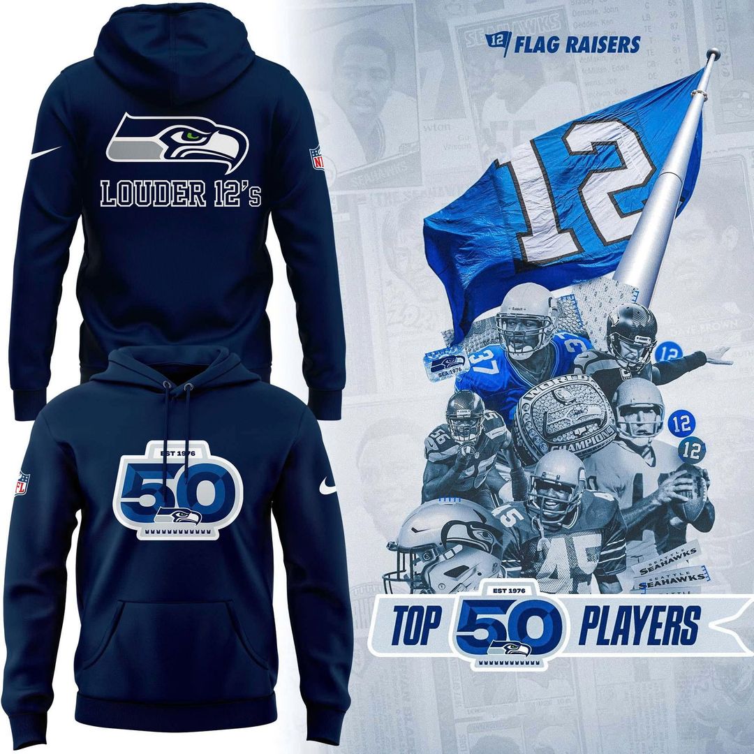Special Seattle Seahawks 50th Season Essential Hoodie
