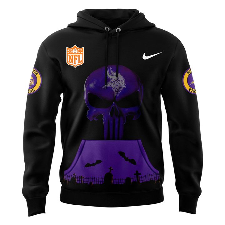Minnesota Vikings x Halloween 2025 Hoodie