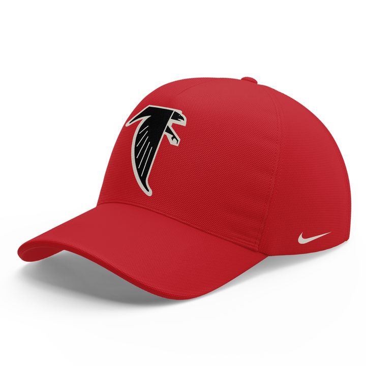 1966-1969 Atlanta Falcons Throwbacks Helmet Logo Red Sweat