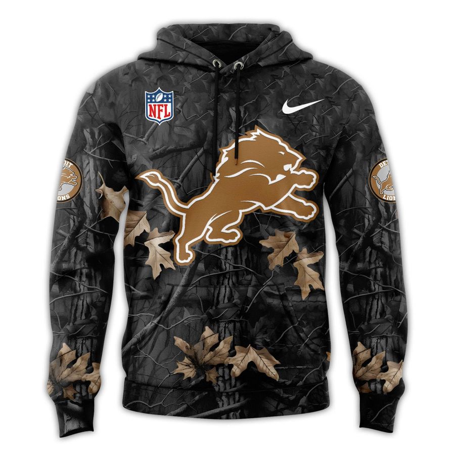 Detroit Lions New Camo 2025-2026 Hoodie